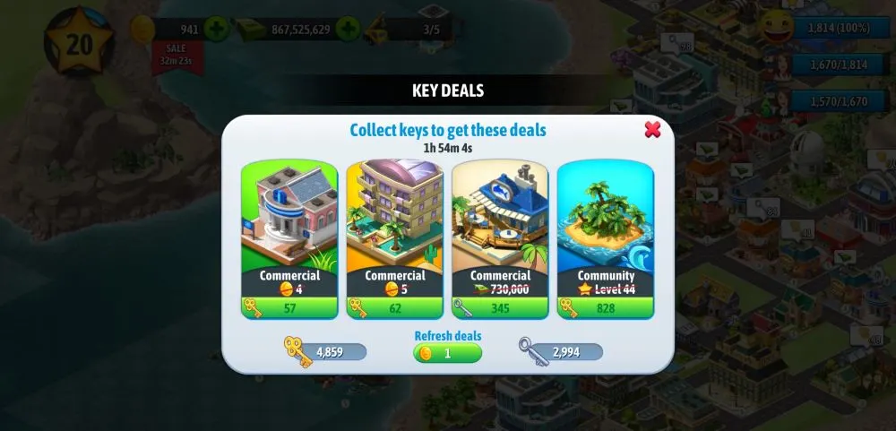 city island 5 key deals