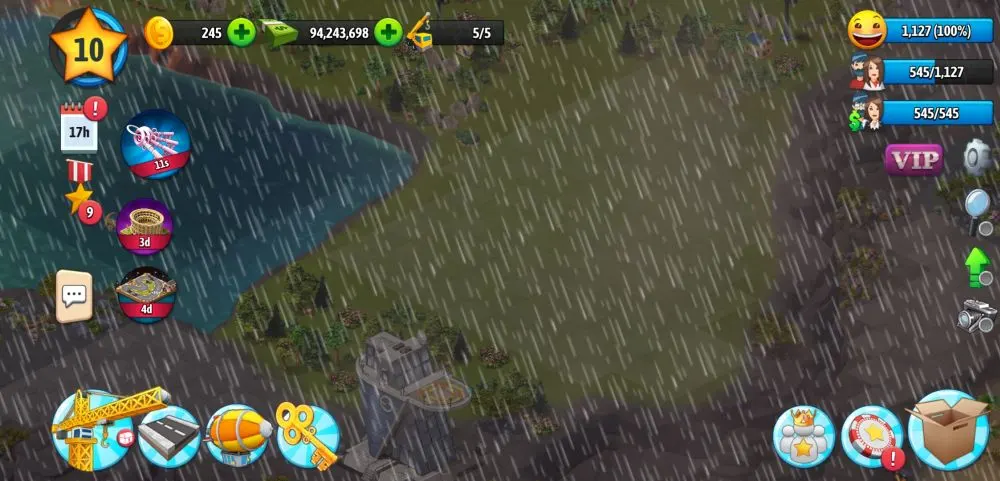 city island 5 rain