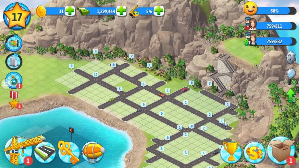 city island 5 roads