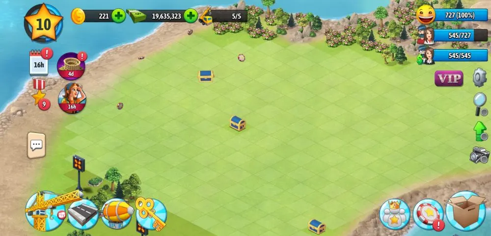 city island 5 treasure chests