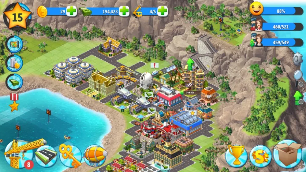 city island 5 vehicles