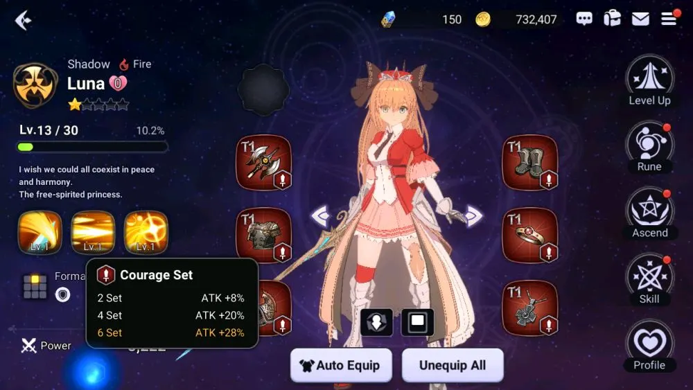 eroica luna set