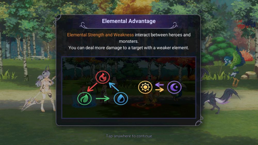 eroica elemental strength and weakness