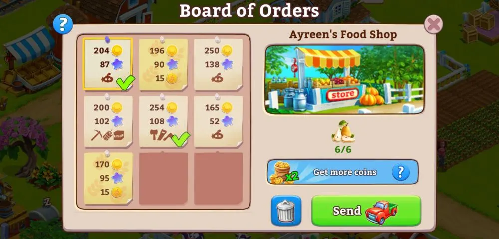 golden farm board of orders