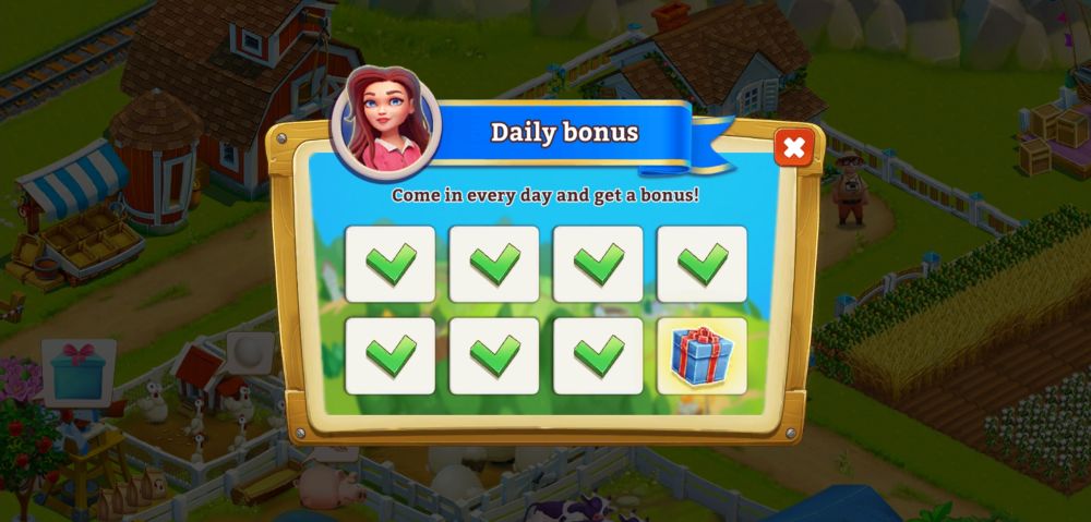 golden farm daily bonus