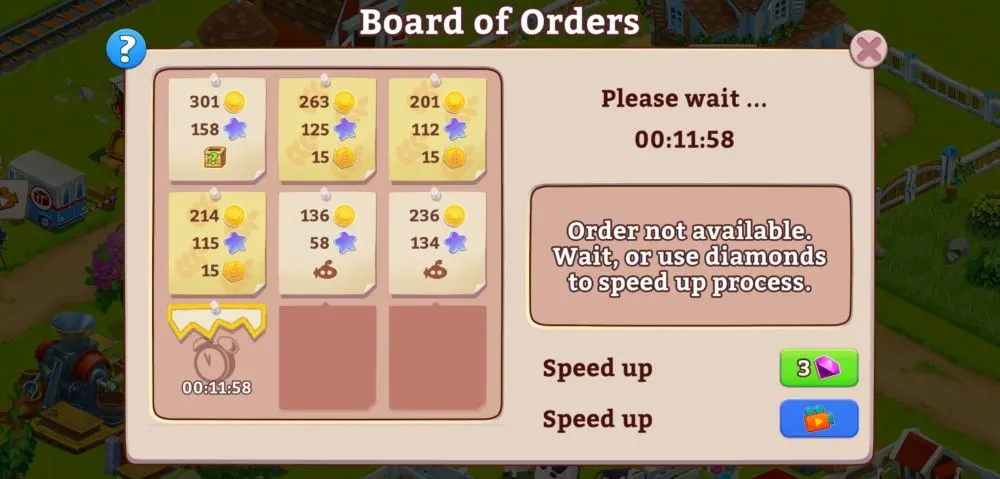 golden farm order waiting time