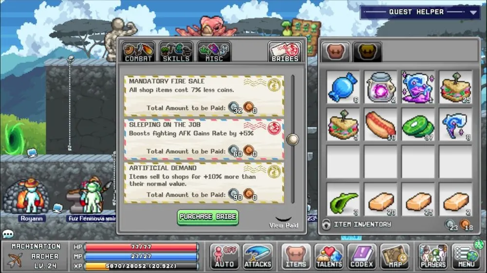 idleon bribe