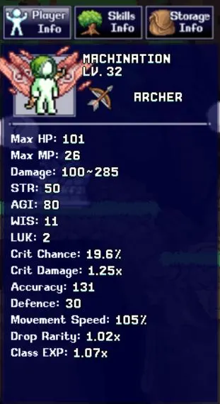 idleon my stat
