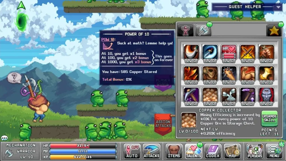 idleon skills