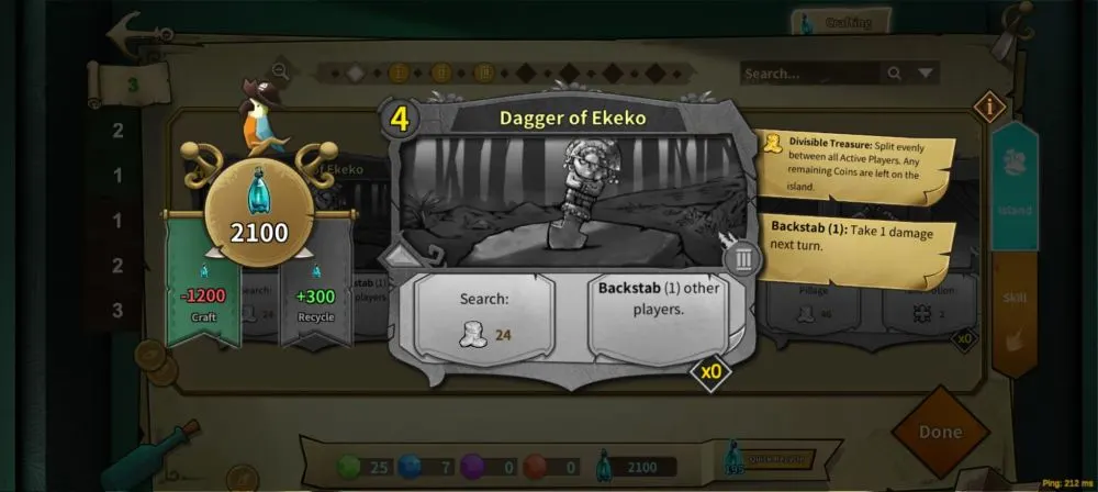 journey of greed dagger of ekeko