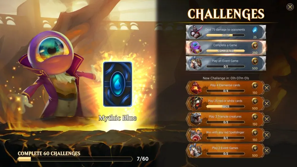 magic spellslingers challenges