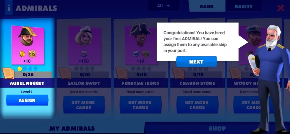 sea port cargo boat tycoon admirals