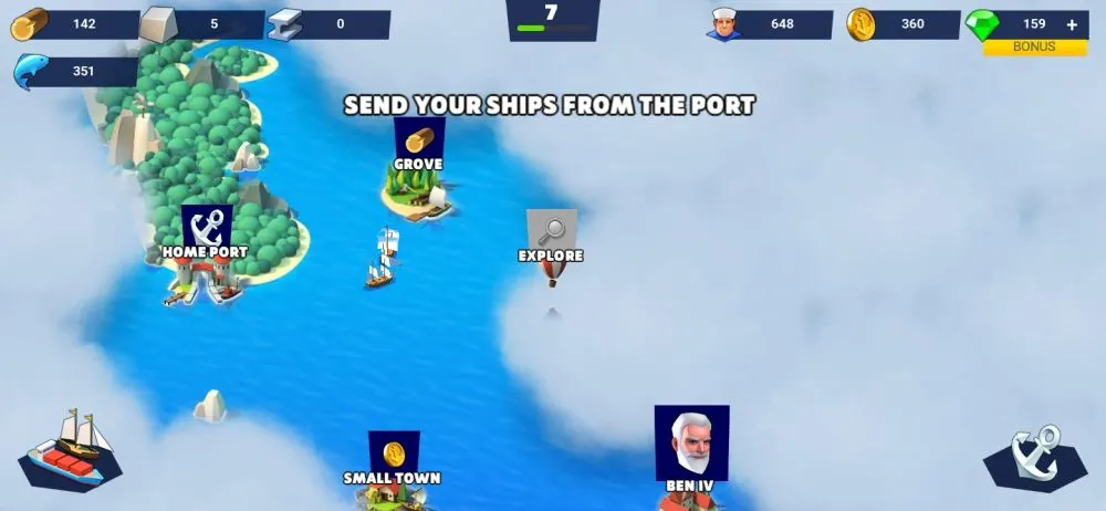 sea port cargo boat tycoon filler a