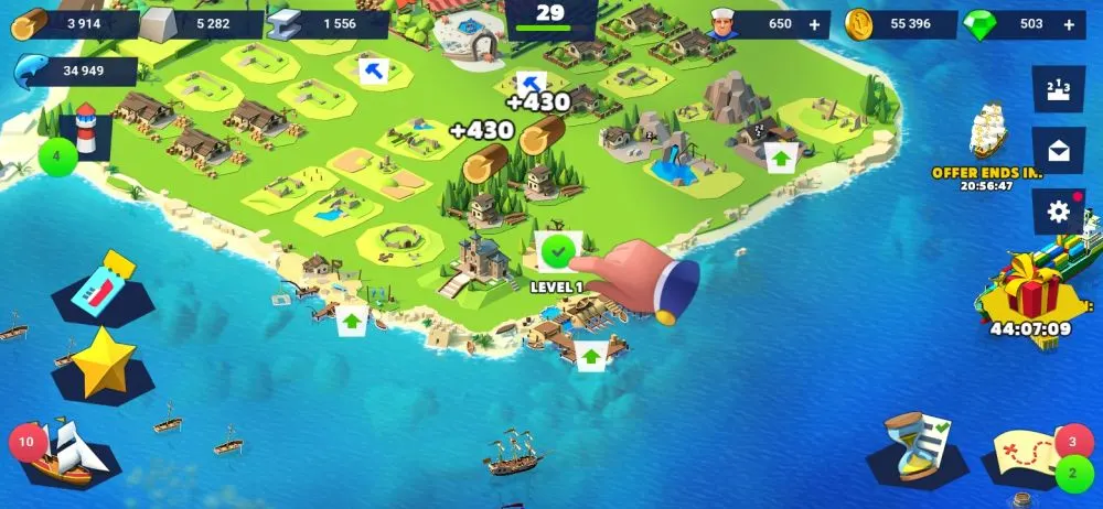 sea port cargo boat tycoon tips