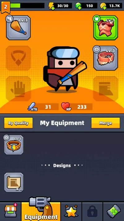 survivor.io equipment