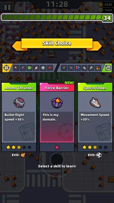 survivor.io weapon evolution