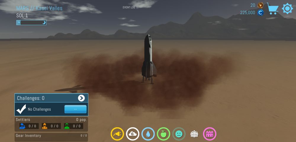 terragenesis landfall rocket launch
