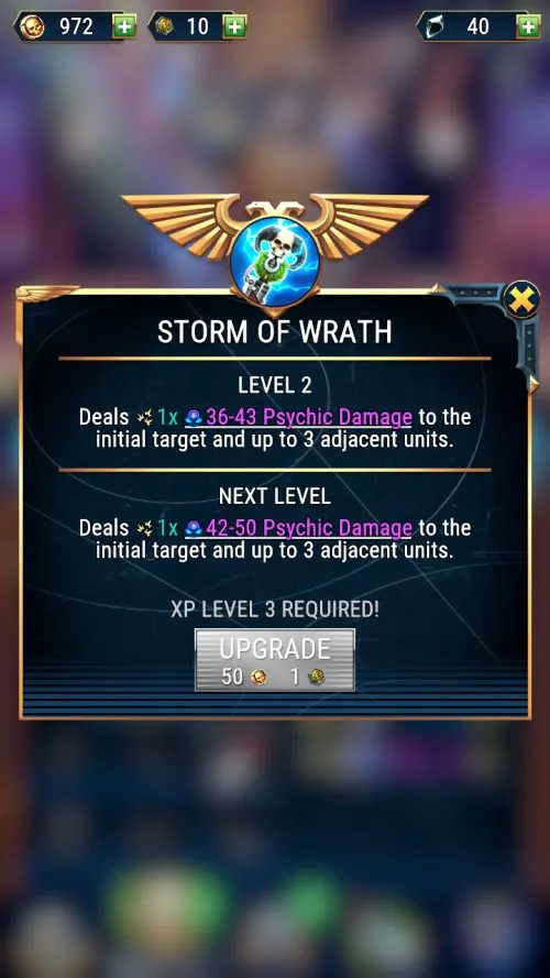 warhammer 40000 tacticus ability upgrade