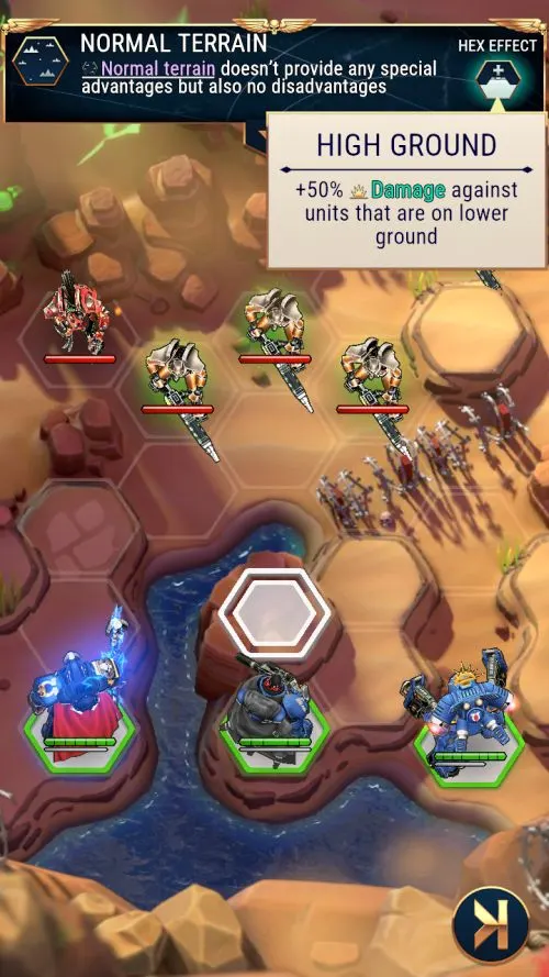 warhammer 40000 tacticus high ground