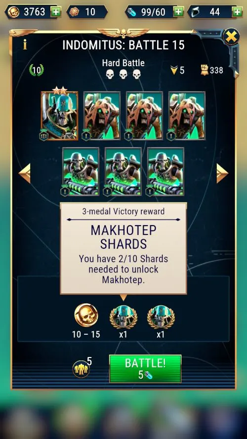 warhammer 40000 tacticus makhotep shards