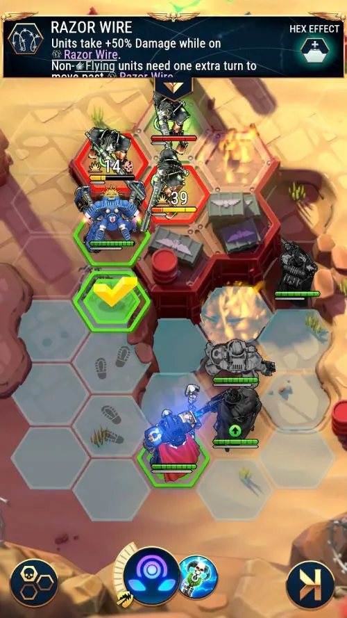 warhammer 40000 tacticus movement preview