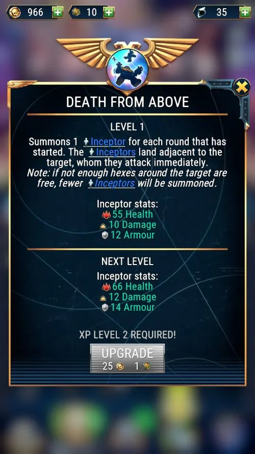 warhammer 40000 tacticus skill