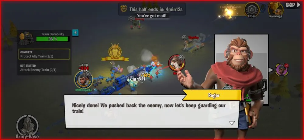 protecting train in age of apes