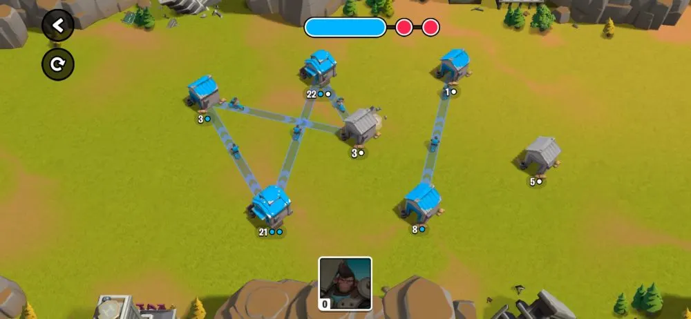 blocking building takeover in age of apes