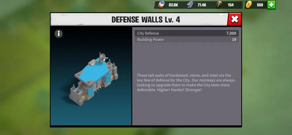 age of apes defense walls