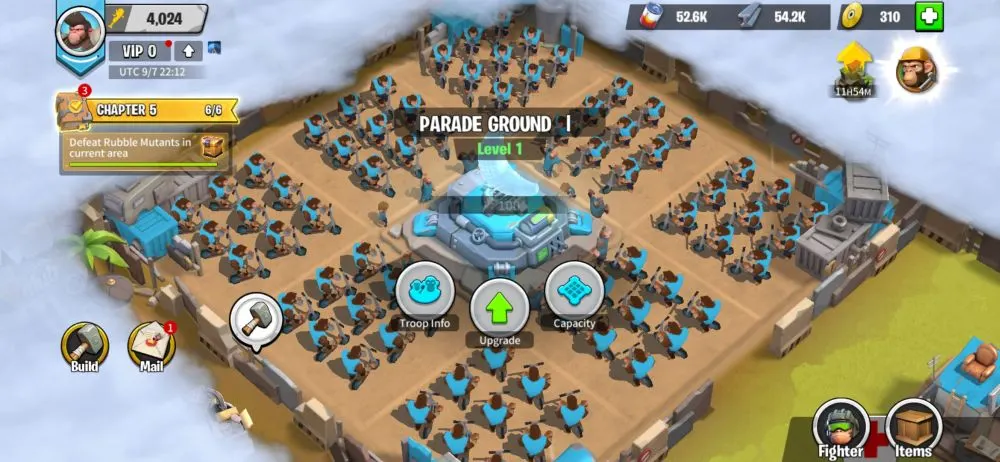 age of apes parade ground