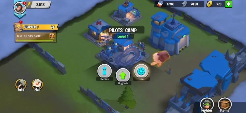 age of apes pilots camp