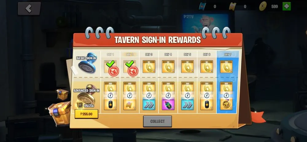 age of apes tavern sign-in rewards