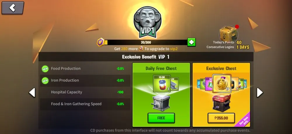 age of apes vip rewards