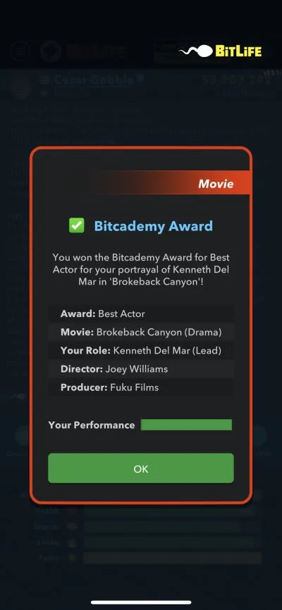 bitlife bitcademy award