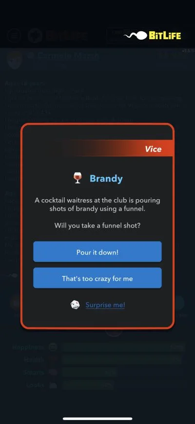 bitlife brandy