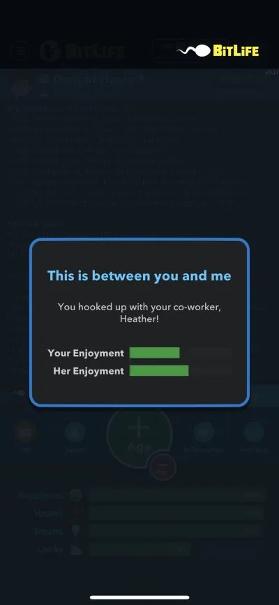 hook up with co-worker in bitlife