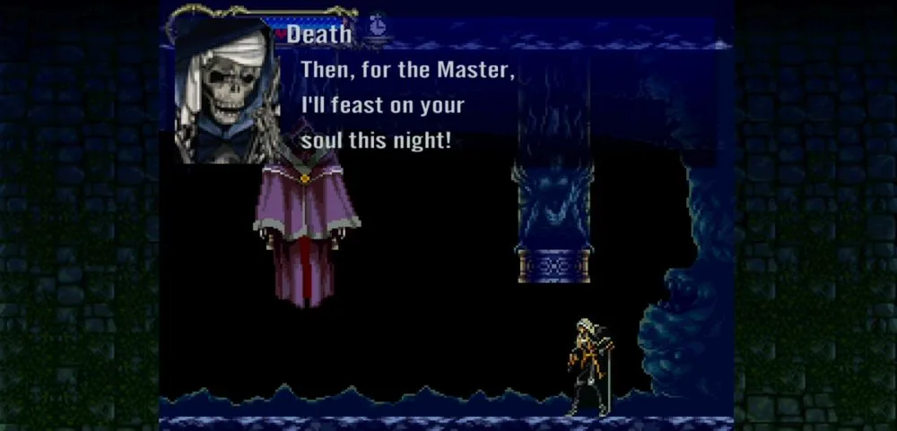 castlevania symphony of the night death