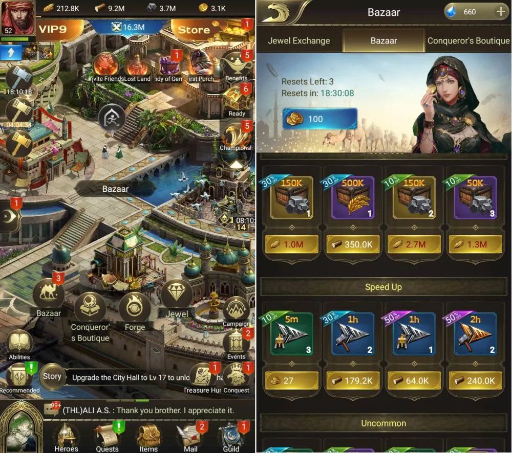 conquerors golden age bazaar