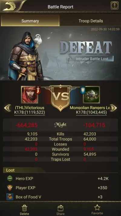 conquerors golden age might deduction