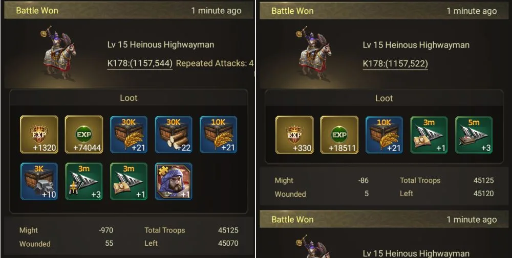 conquerors golden age rebel battle comparison