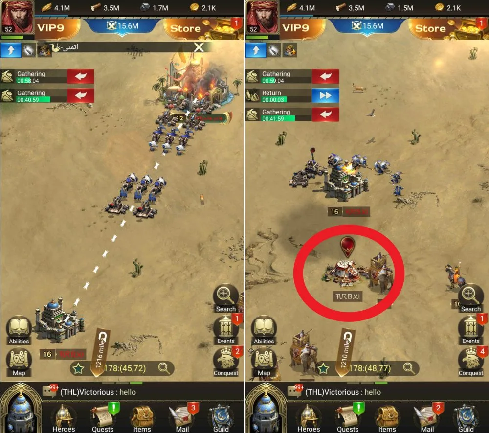 conquerors golden age saving troops