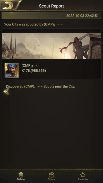 conquerors golden age scout seen
