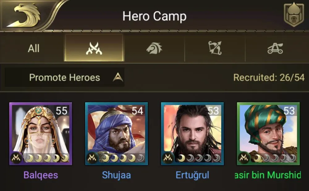 conquerors golden age story heroes