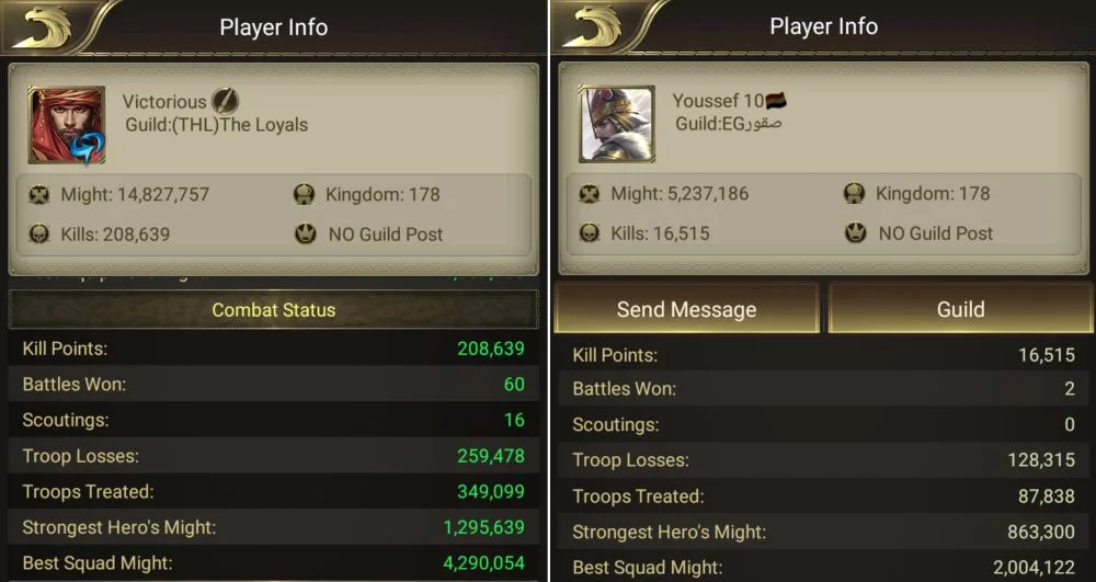 conquerors golden age target details