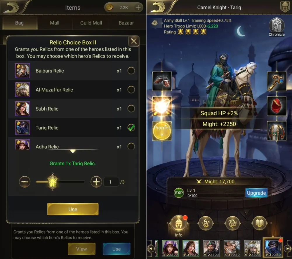 conquerors golden age tariq acquired