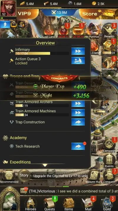 conquerors golden age tech might