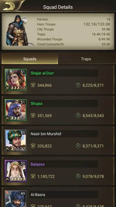 conquerors golden age upkeep