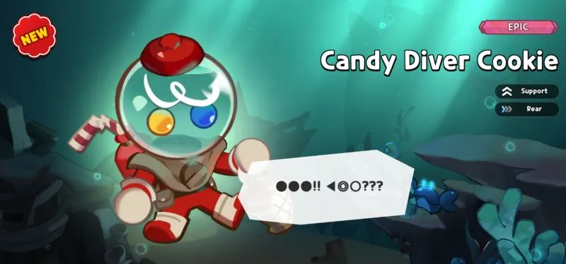 candy diver cookie cookie run kingdom