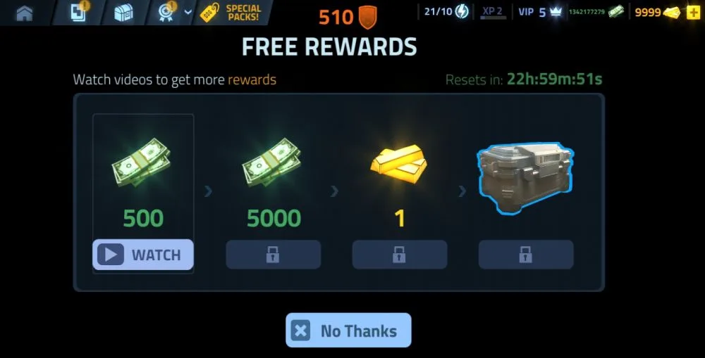 cover fire free rewards