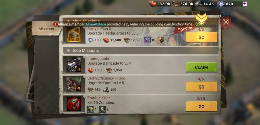 doomsday last survivors missions list